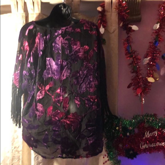 I Jeans by Buffalo black top with velvet.NWTSizePS - Picture 2 of 8